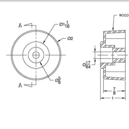 Leg, Plastic Round