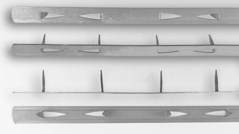 11" Upholstery Metal Tack Strip Velvet Edge™ Fabric Protection