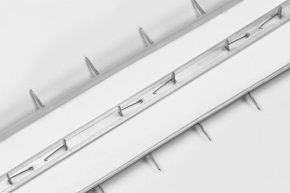10" Upholstery Metal Tack Strip Plastic Sleeved Fabric Protection